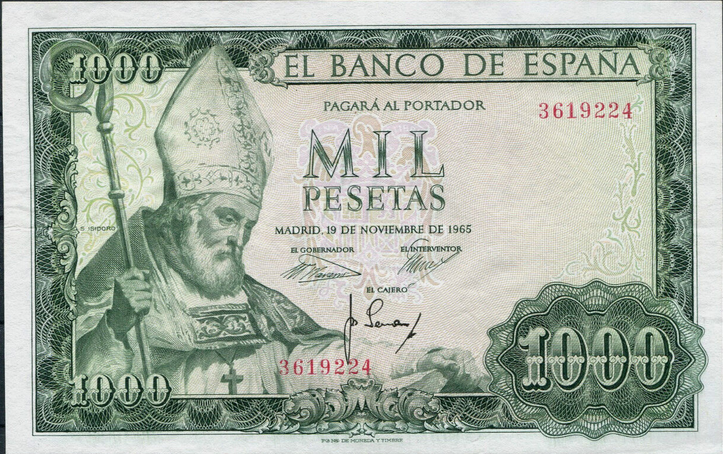 Billete 1965